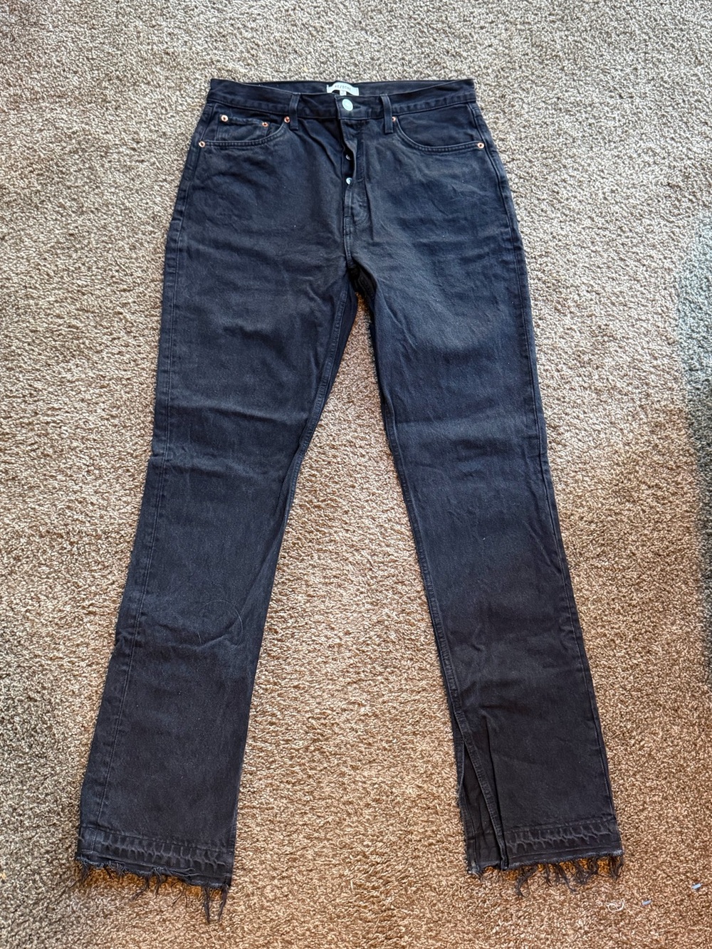 Re/Done Charcoal Black Denim Jeans